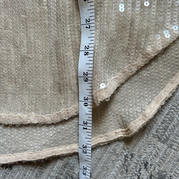 NWOT Anthropologie Pilot Sequin Shine Shirt M - Picture 11 of 11